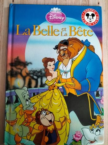 Livre enfant Disney Club du livre La Belle et la Bête