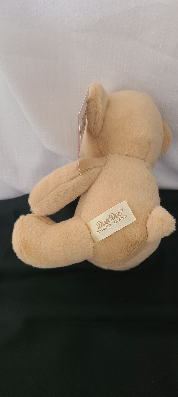 Dan Dee Brown Ours en peluche rouge en forme de cœur pour la Saint-Valentin - photo numéro 4