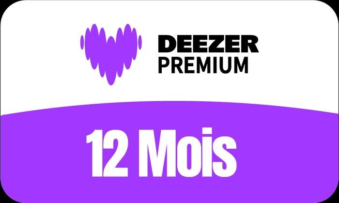 Cartes Cadeaux Deezer
