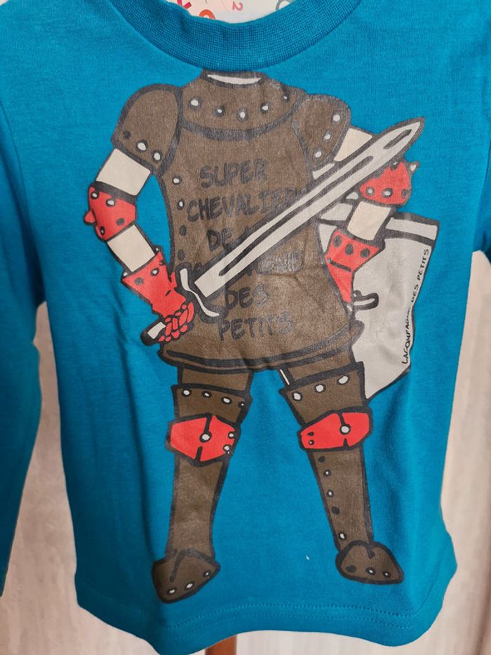 T-shirt manches longues enfant 2 ans La compagnie des petits Coton - photo numéro 2