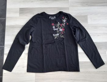 Sweat femme noir imprimé à fleurs Complices taille M
