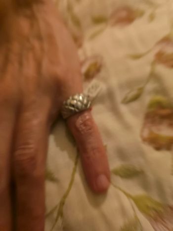 Bague argent taille 50