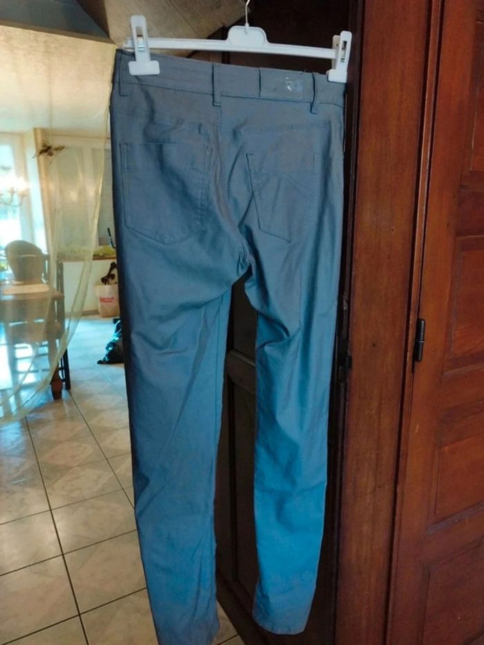 Jeans pantalon bleu clair skinny Griffon M/38 - photo numéro 3