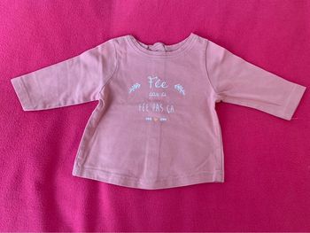 Blouse longues manches TAO 3 mois - 59 cm