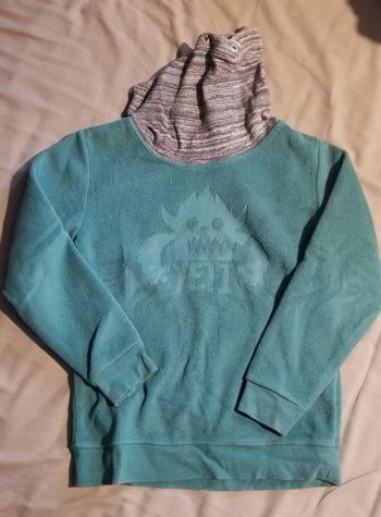 Pull polaire vert 10 ans