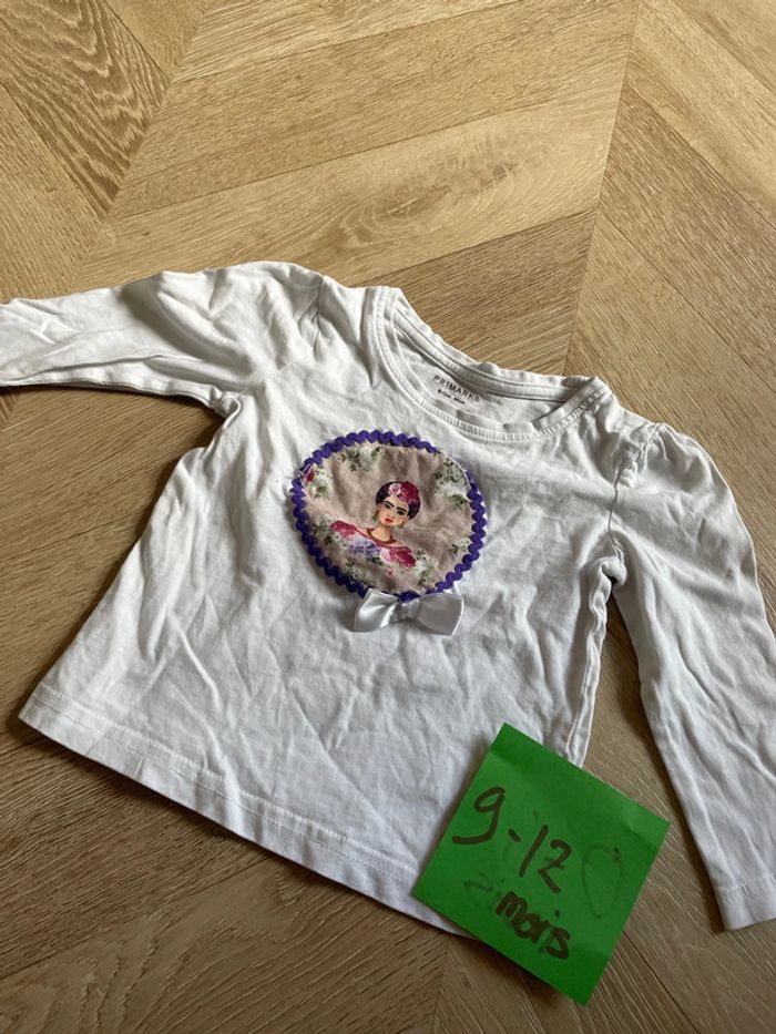 T-shirt Primark 9-12 mois Frida Kahlo