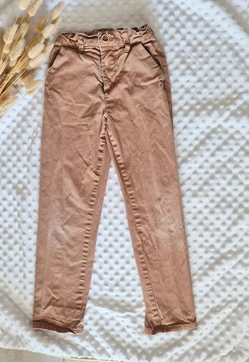 Pantalon marron beige 8 ans