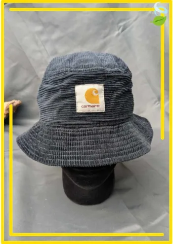 🧢 Bob Carhartt WIP en velours – Pour tête stylée uniquement