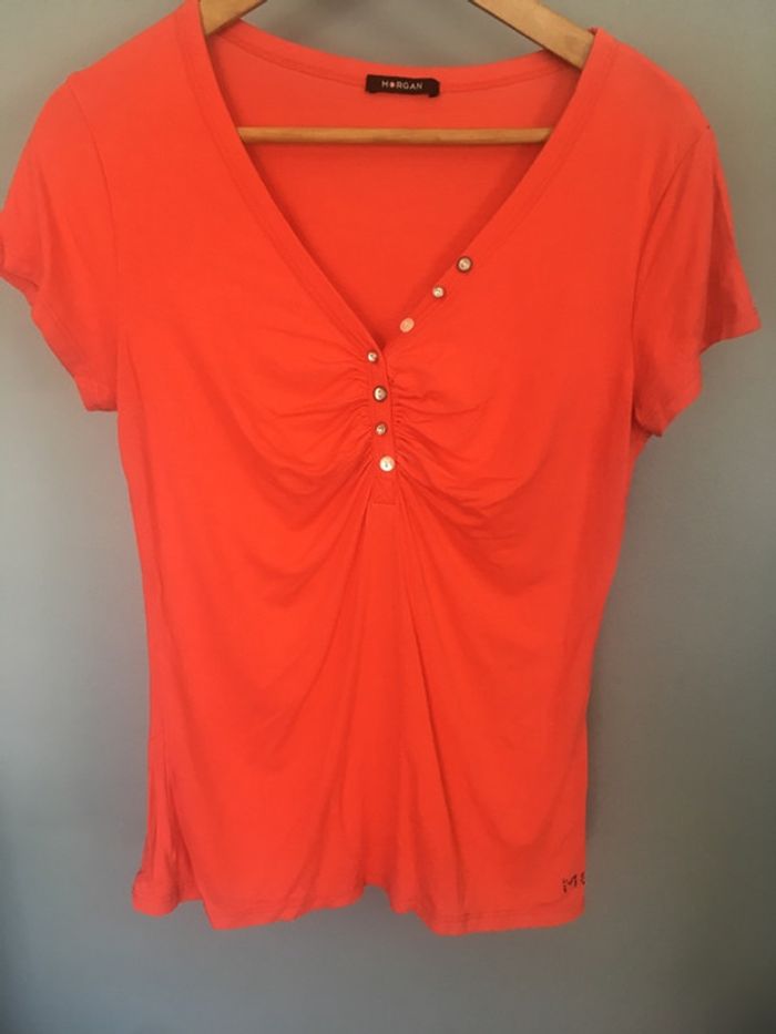 Joli t-shirt orange 🍊 - photo numéro 3