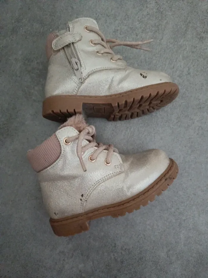 Bottines dorées la redoute 23 - photo numéro 4