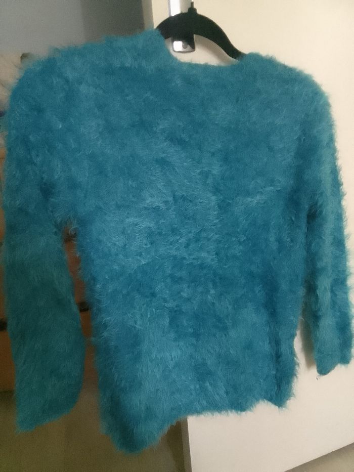 Pull bleu - photo numéro 3