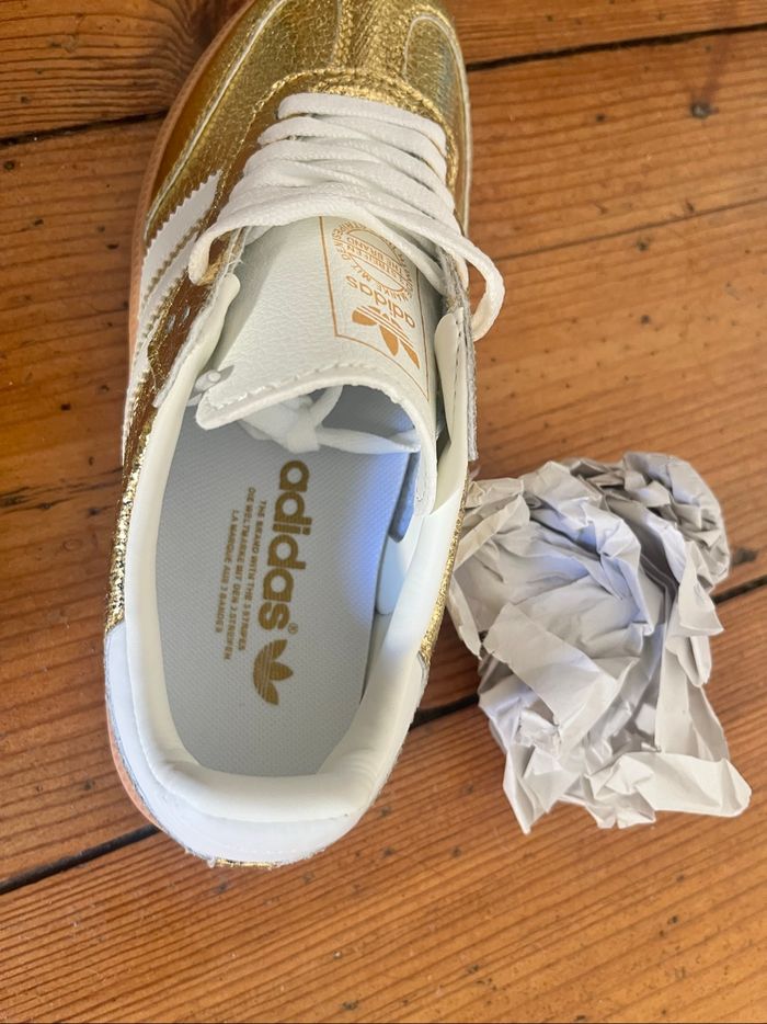Adidas samba doré - photo numéro 6