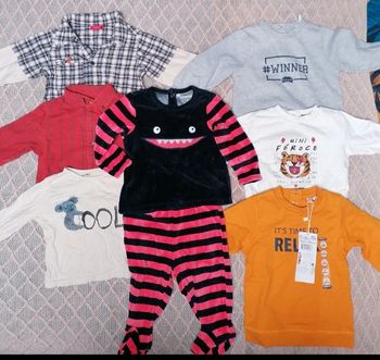 Lot 7 vêtements en 9 mois hiver 