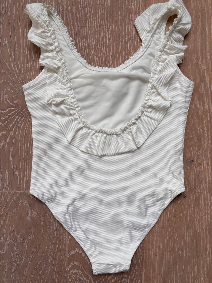 Maillot de bain fille 10 ans Mango nid d’abeille volanté doublé - photo numéro 3