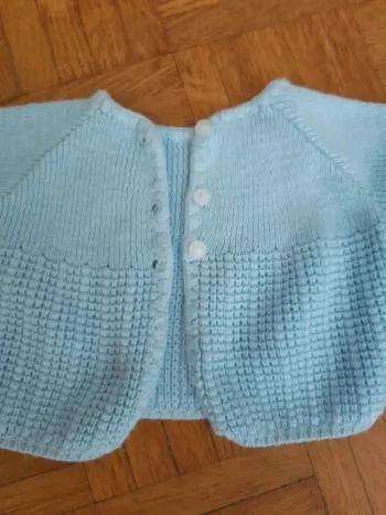 Veste tricot pnaissance fait main