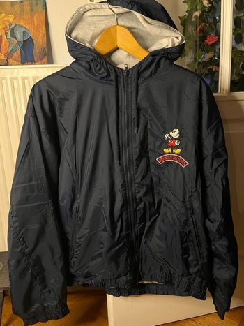 Parka coupe-vent oversize Disney Mickey Mouse bleu marine - Taille M