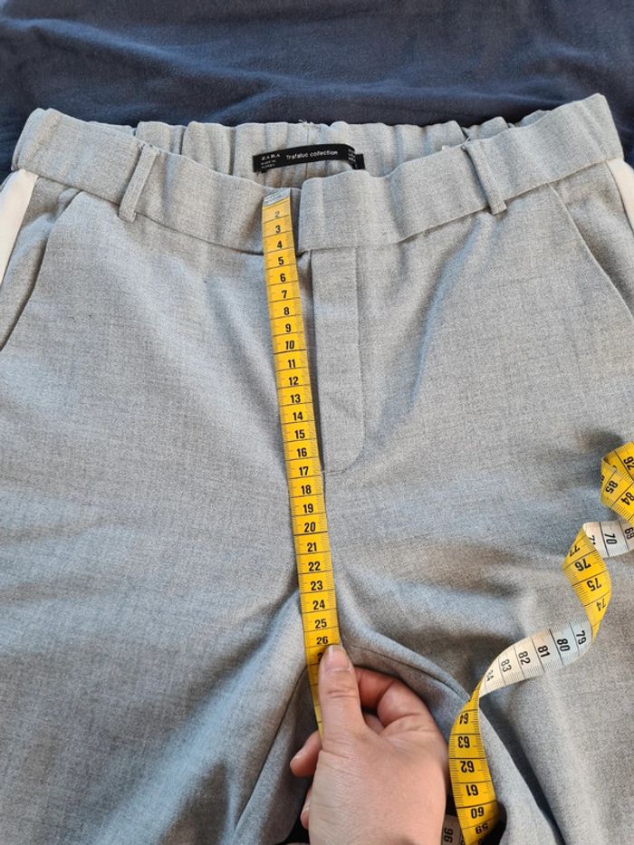 Pantalon gris 7/8 de chez Zara - taille XS - photo numéro 10