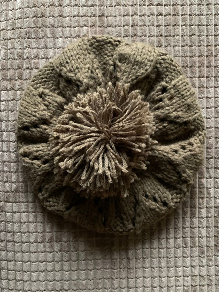 Bonnet adulte à pompon