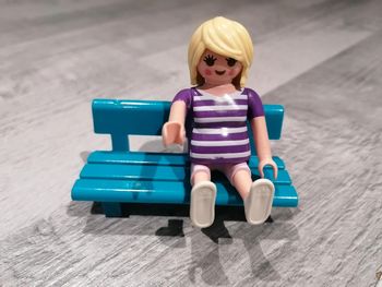 Playmobil femme enceinte avec banc 🤰🏻