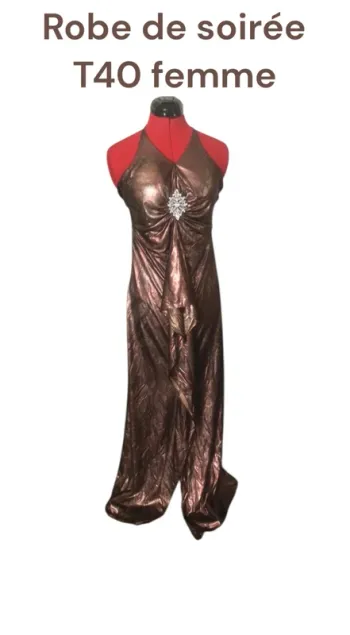 Robe de soirée T40 femme 👗