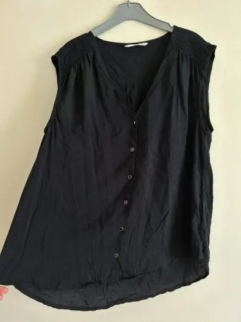 Blouse noire camaïeu