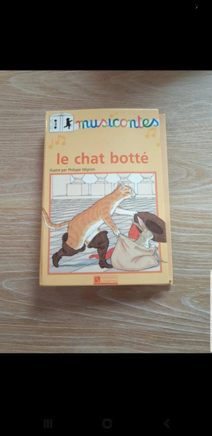 Cassette audio Le chat Botté 1990 - photo numéro 2