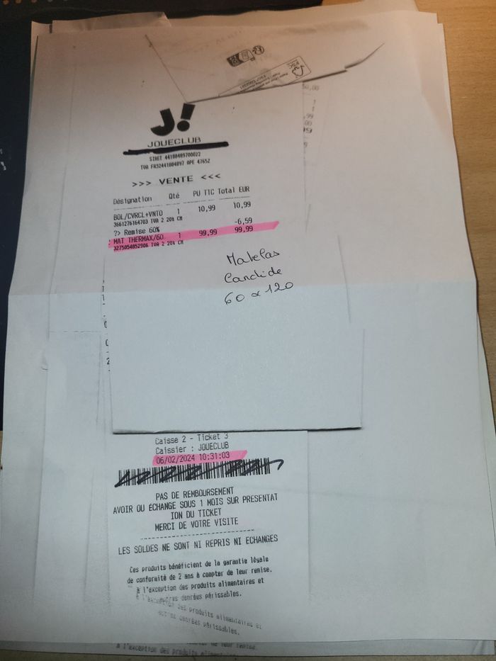 Matelas lit bébé 120x60x12 - photo numéro 9