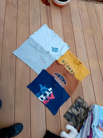 Lot tee shirt 10 11 12 ans