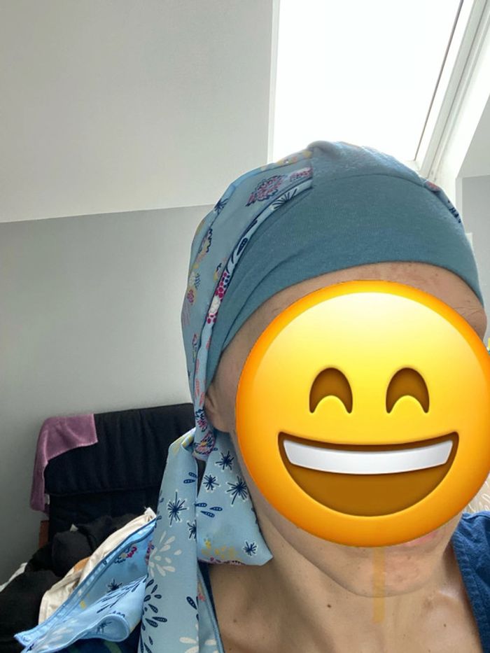 Turban chimio avec foulard interchangeable - photo numéro 4