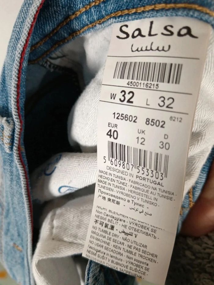 C2 jeans bleu Salsa W32 - photo numéro 4