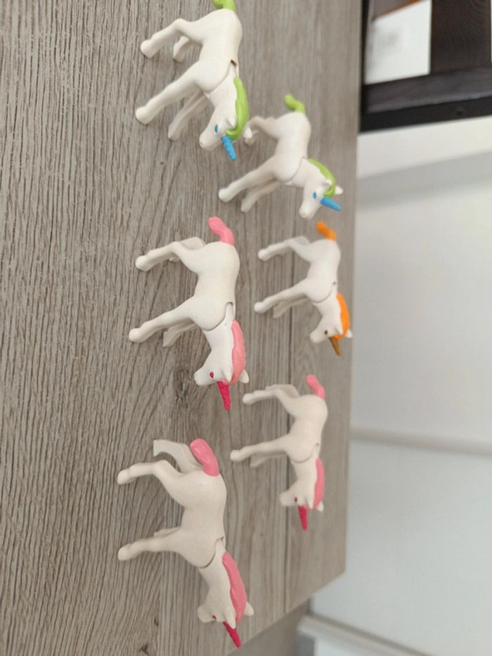 Lot 6 petites licornes playmobil unicorns - photo numéro 6