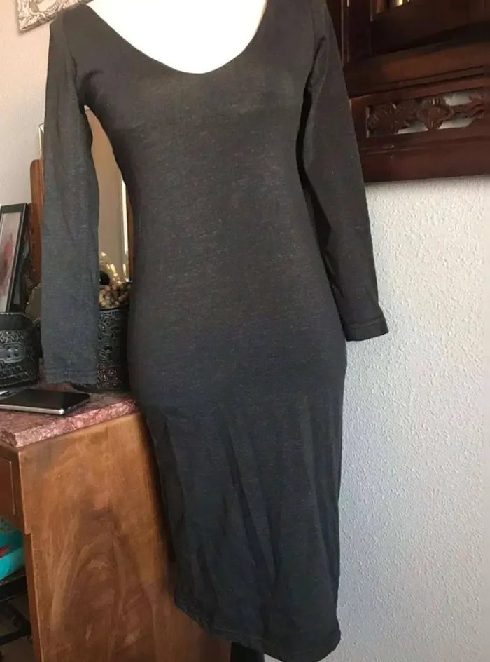 Robe noire moulante 36
