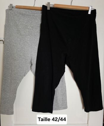 Lot de 2 legging pantacourt T42/44
