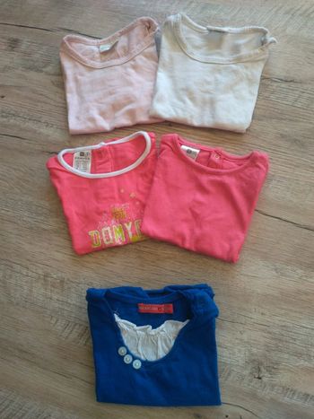 Lot t-shirts été 12 mois