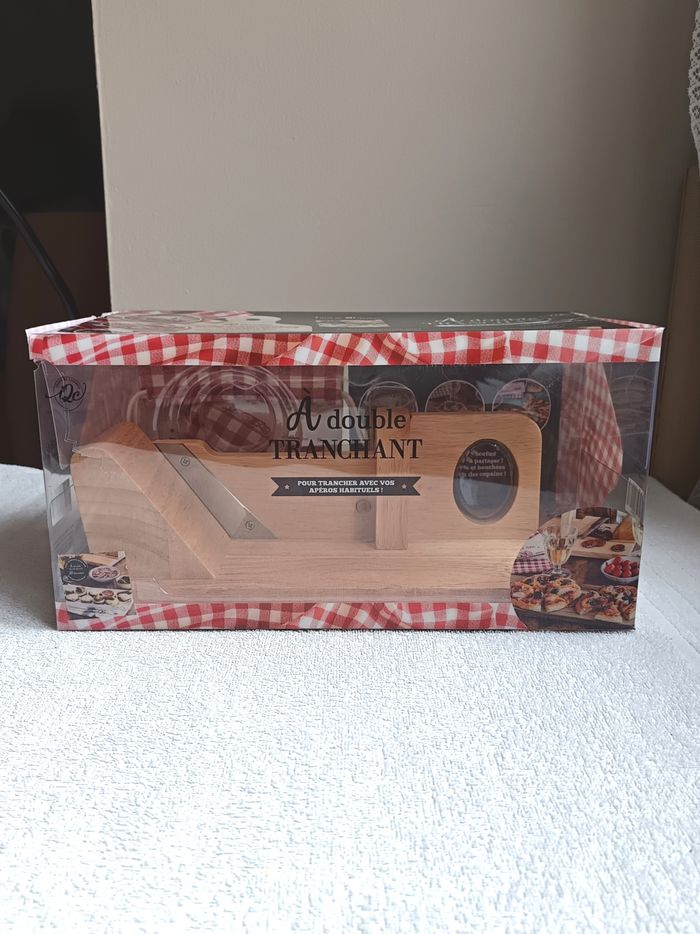 trancheuse charcuterie A double tranchant NEUF 1/2 - photo numéro 2
