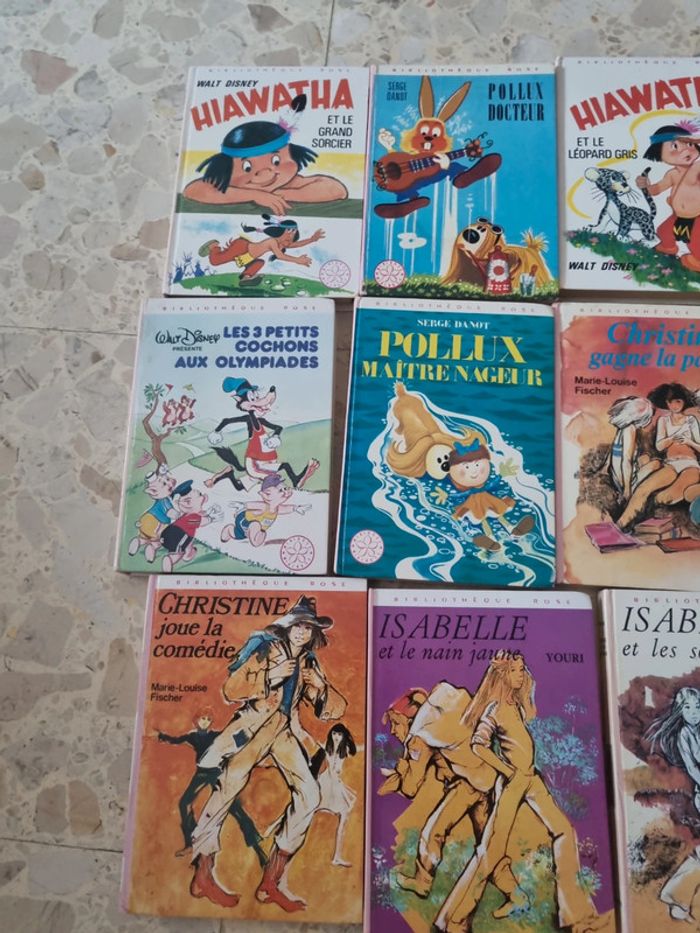 Lot 9 bibliothèques roses - photo numéro 2