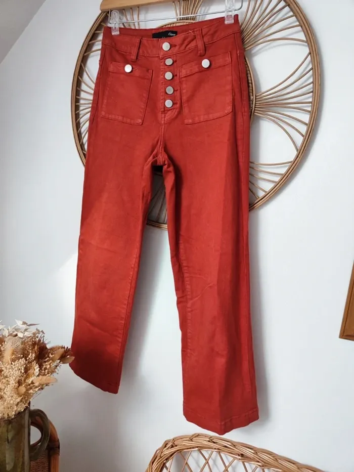 Pantalon jambes larges