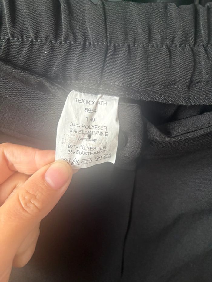 Pantalon noir T*x Mix Nath - Taille 40 - Très bon état - photo numéro 3
