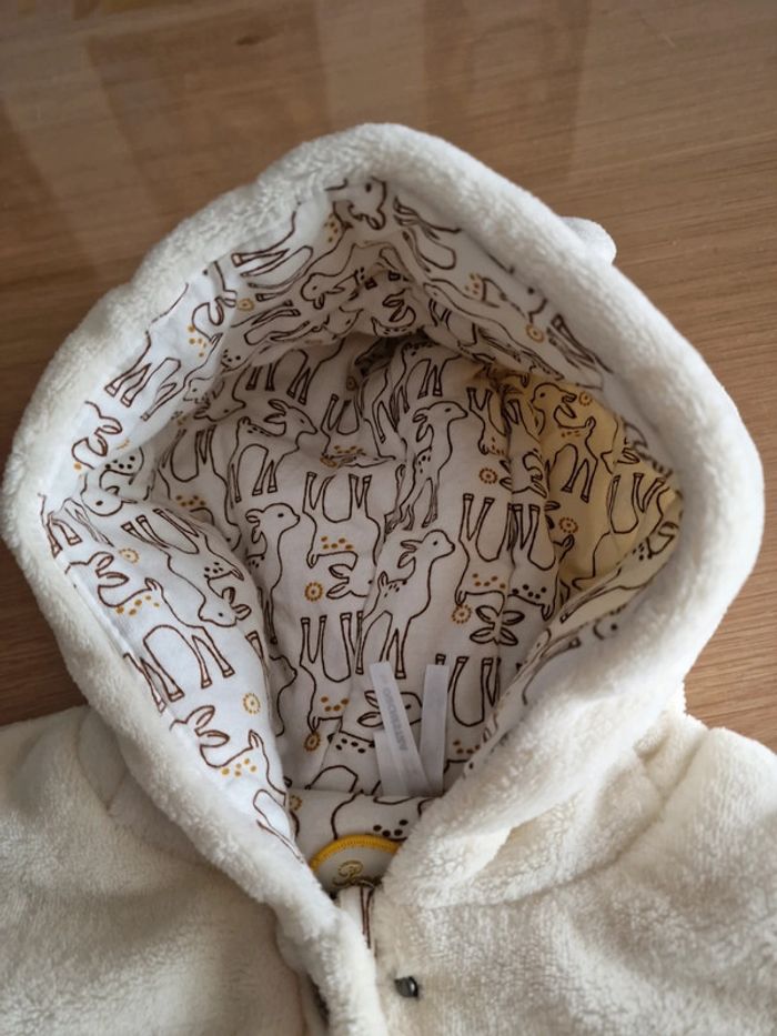Manteau poncho fourrure lapin 🐰 orchestra - photo numéro 2