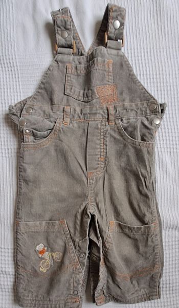 Salopette en velours