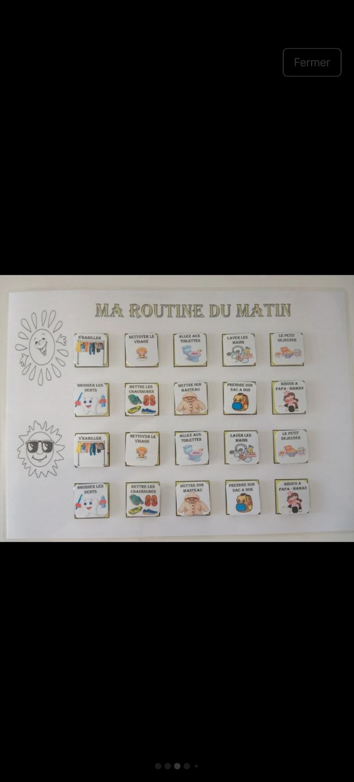 Ma routine du matin et du soir double étiquettes - photo numéro 3