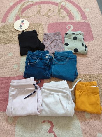 Lot pantalons 12 mois
