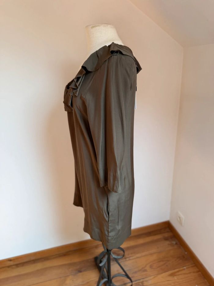 Superbe robe neuve chic en soie Et vous collab la redoute 🌸 42 XL - photo numéro 4