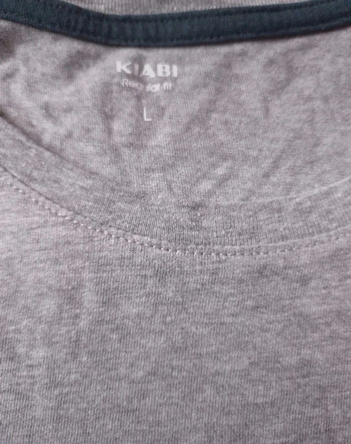 T-shirt gris L - photo numéro 2
