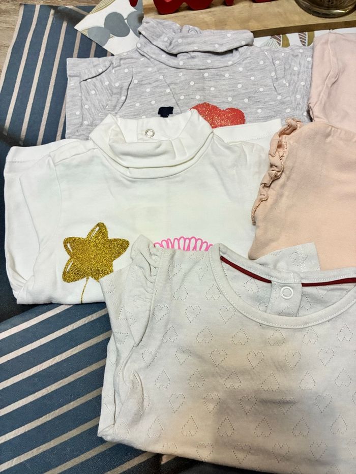 Lot de hauts fille - 6 mois - photo numéro 2