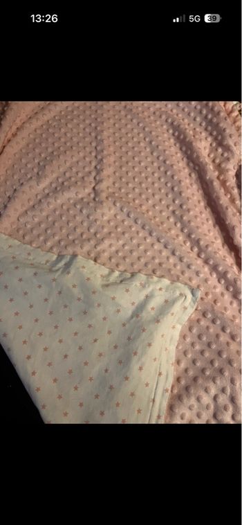 Plaid vert Beaudet  rose le