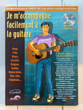Méthode guitare – Je m'accompagne facilement à la guitare avec CD inclus