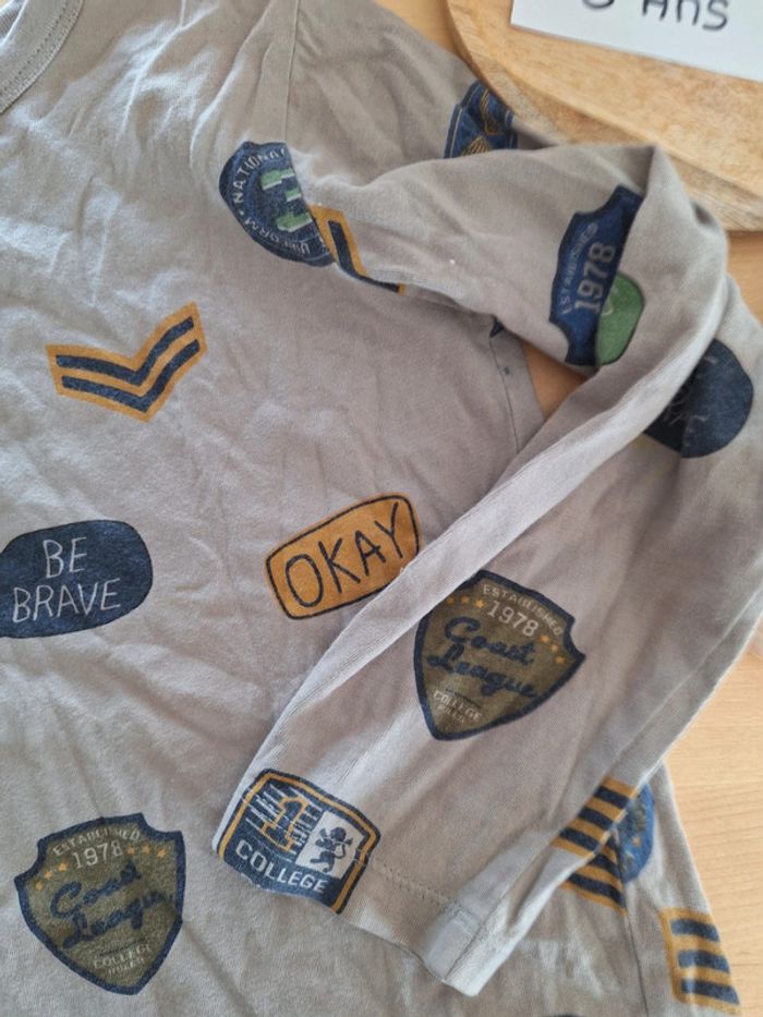 T-shirt manches longues pour garçon taille 6 ans Marque monoprix très bon état - photo numéro 2