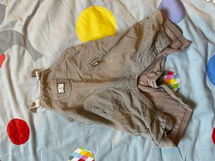 Salopette beige velours doublé hiver - photo numéro 2