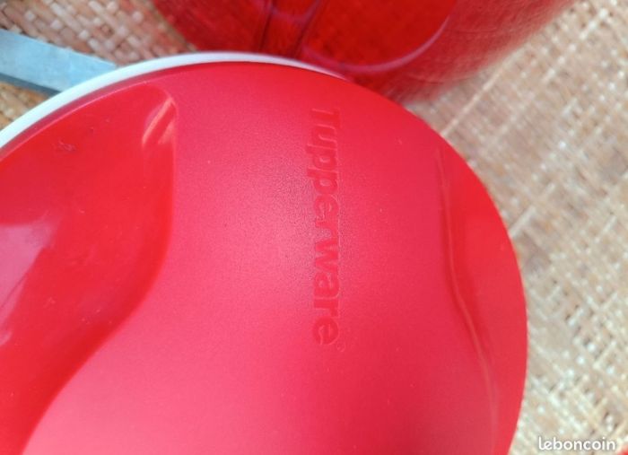 Quick chef Tupperware rouge et blanc - photo numéro 8